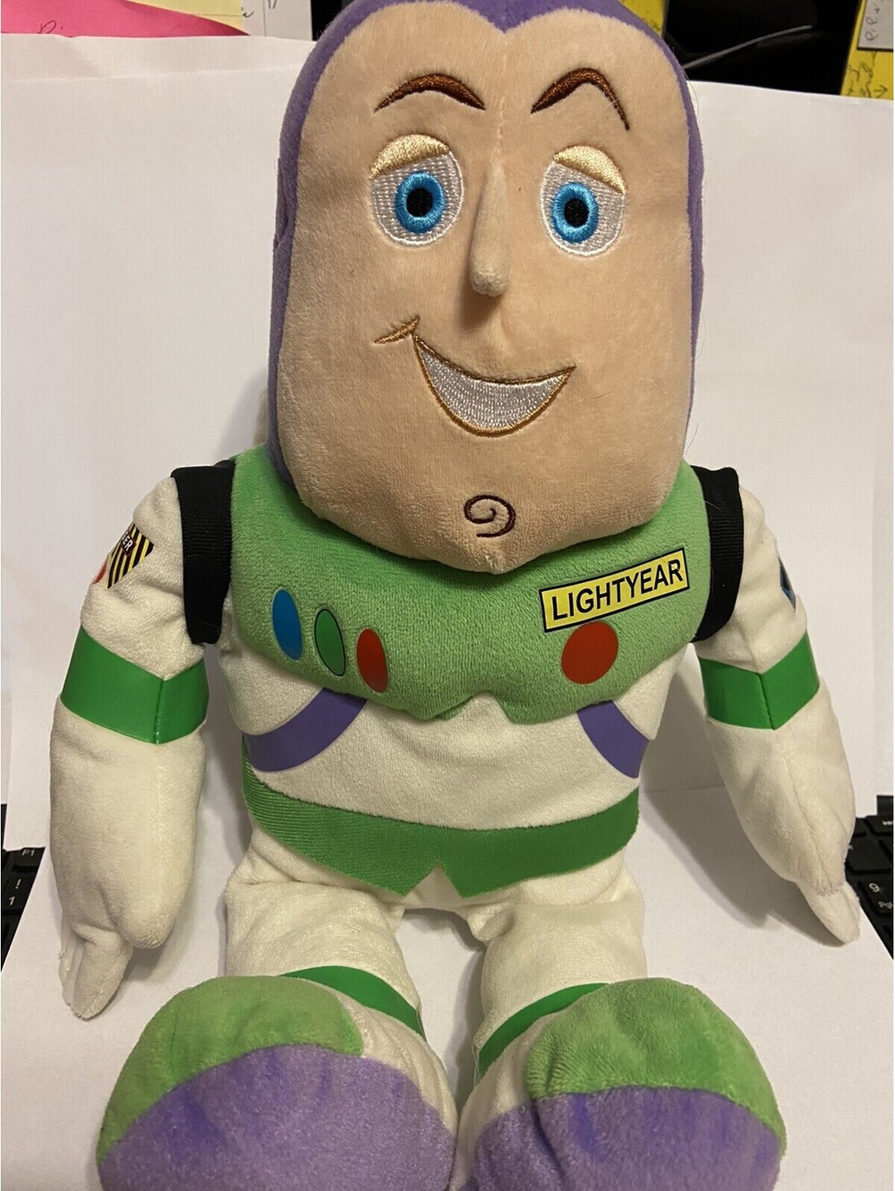 Plush Disney Buzz Light year Kohl's Cares For Kids 13" Stuffed Toy Plushie Softy